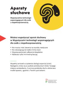 Read more about the article Aparaty słuchowe -wypożyczalnia technologii wspomagających dla osób z niepełnosprawnością
